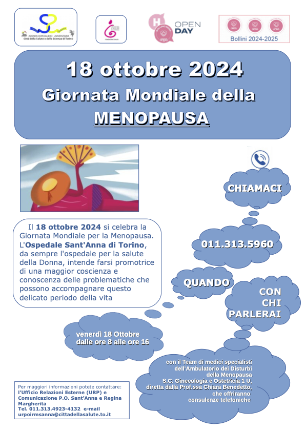 giornata menopausa 18 ottobre